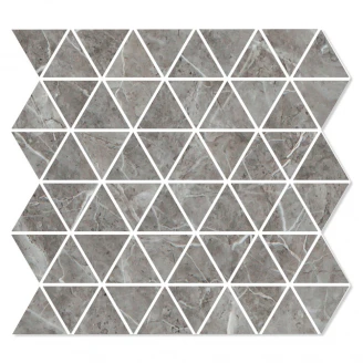 Marmor Mosaik Klinker Montargil Grå Polerad 30x30 (5.7x5.7) cm-2