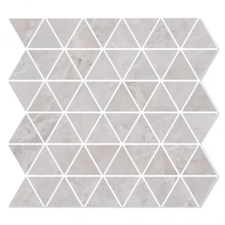 Marmor Mosaik Klinker Montargil Ljusgrå Polerad 30x30 (5.7x5.7) cm-2