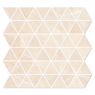 Marmor Mosaik Klinker Montargil Beige Polerad 30x30 (5.7x5.7) cm-2
