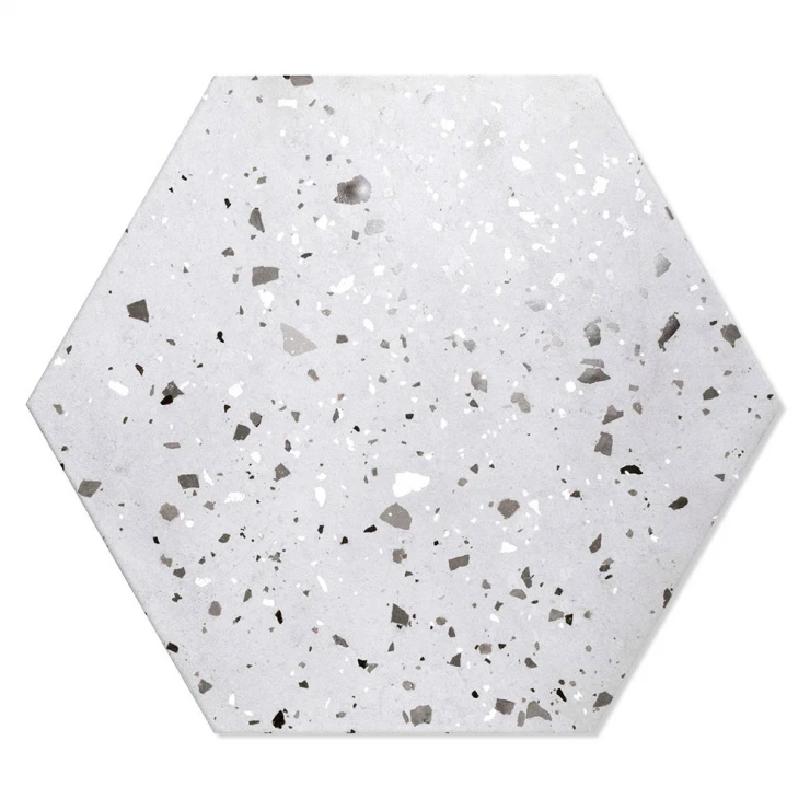 Hexagon Klinker Dolmix Ljusgrå Matt 48.5x56 cm-0