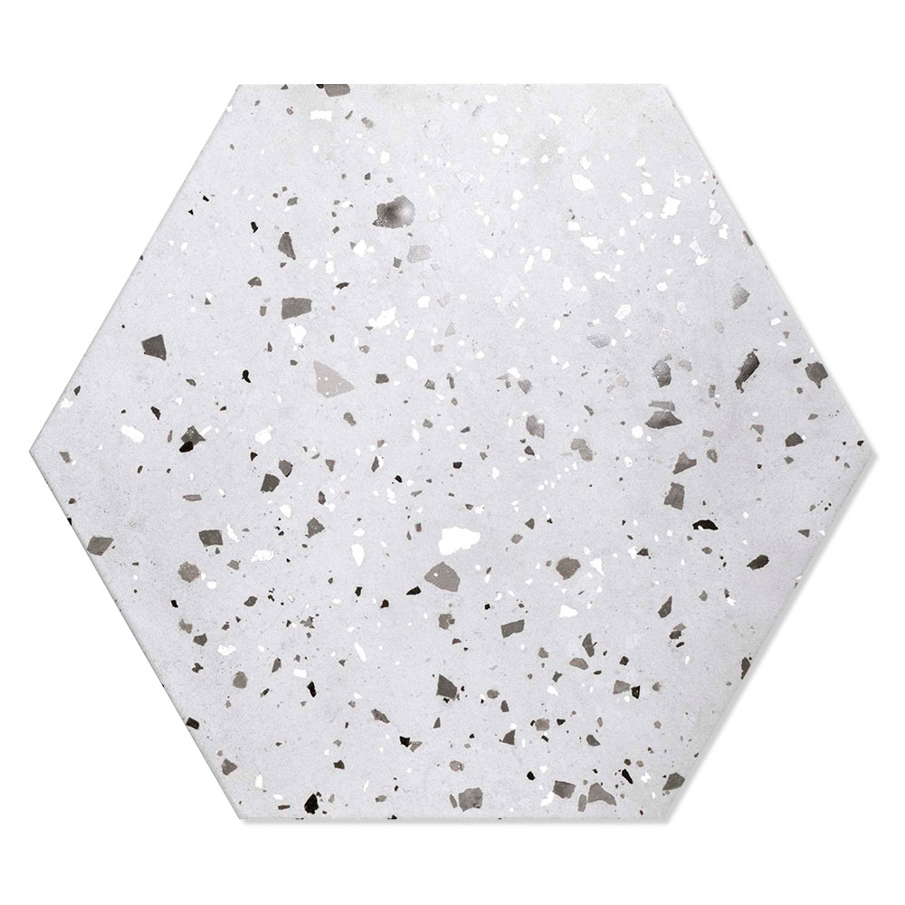 Hexagon Klinker Dolmix Ljusgrå Matt 48.5x56 cm