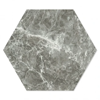 Marmor Hexagon Klinker Artis Grå Matt 15x17 cm