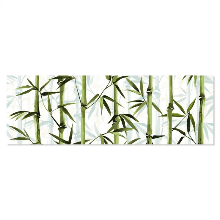 Dekor Kakel Prisma Bambu Matt 33x100 cm (Två Stycken Set)-1