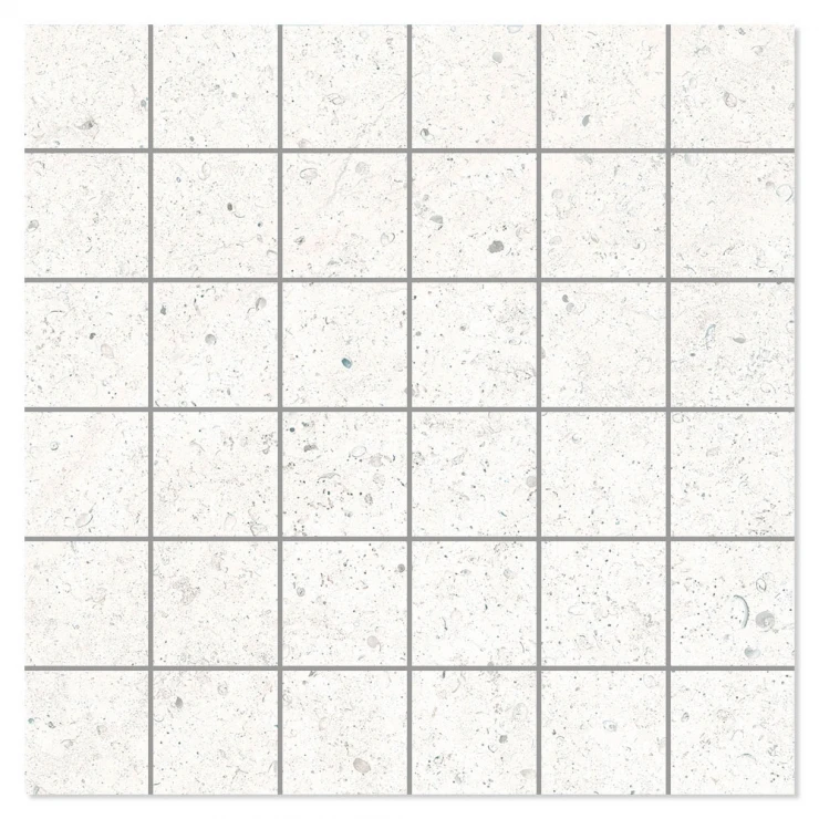 Mosaik Klinker Palladiana Ljusgrå Matt 30x30 (5x5) cm-0