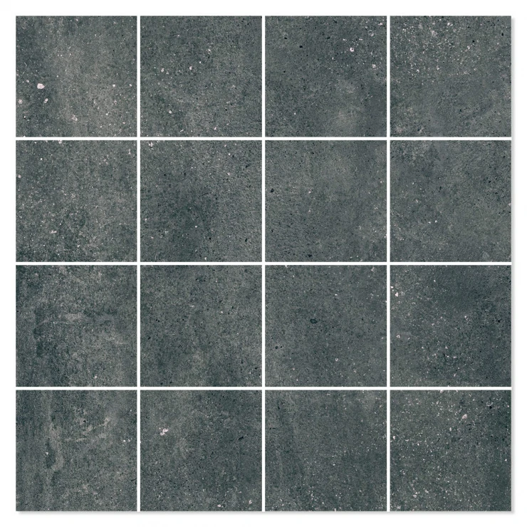 Mosaik Klinker Earthstone Mörkgrå Matt 30x30 (7x7) cm-0