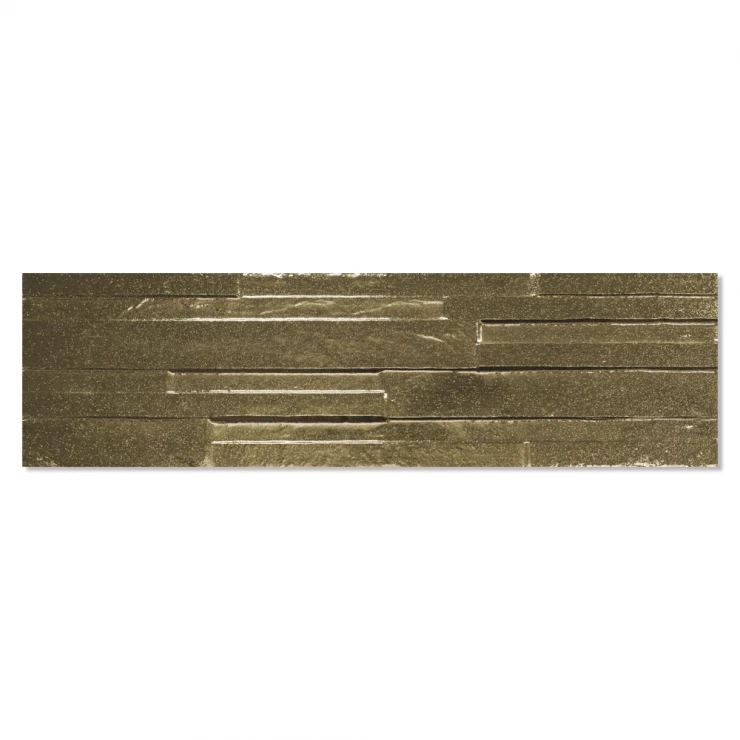 Dekor Kakel Elite Mineral Guld Blank 17x52 cm-1