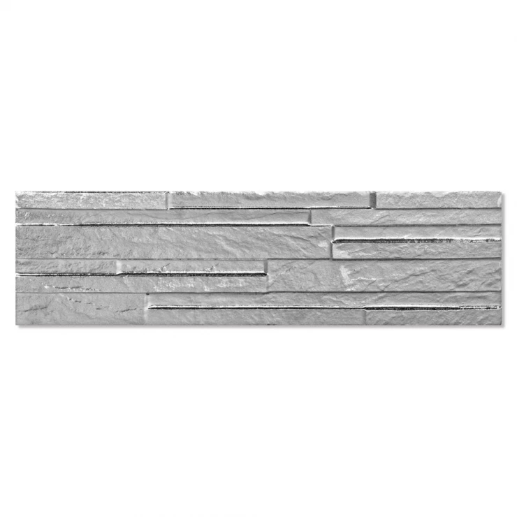 Dekor Kakel Elite Mineral Silver Blank 17x52 cm-0