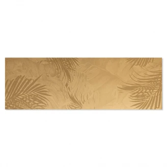 Dekor Kakel Elite Gold Vegetal Matt 33x100 cm