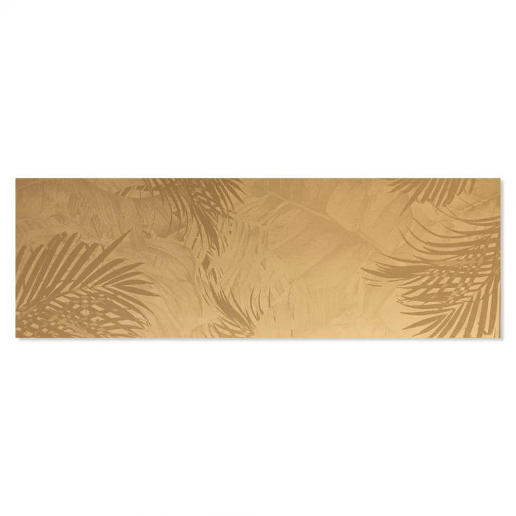 Dekor Kakel Elite Gold Vegetal Matt 33x100 cm-1