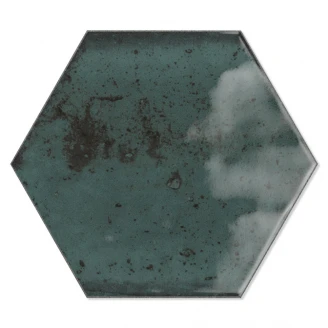 Hexagon Kakel Vivid Blå Blank 15x17 cm