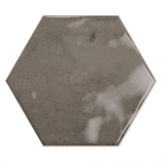 Hexagon Kakel Vivid Espresso Blank 15x17 cm