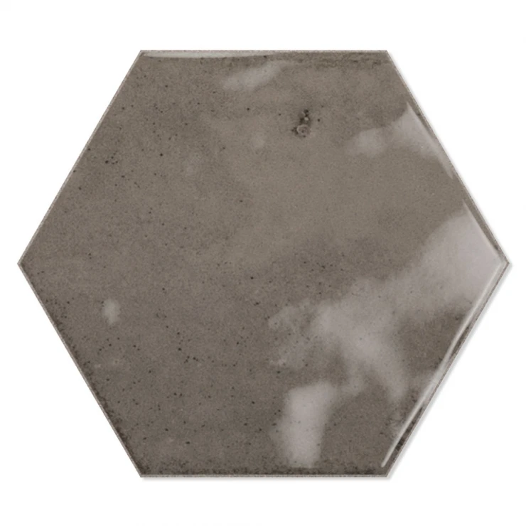 Hexagon Kakel Vivid Espresso Blank 15x17 cm-0