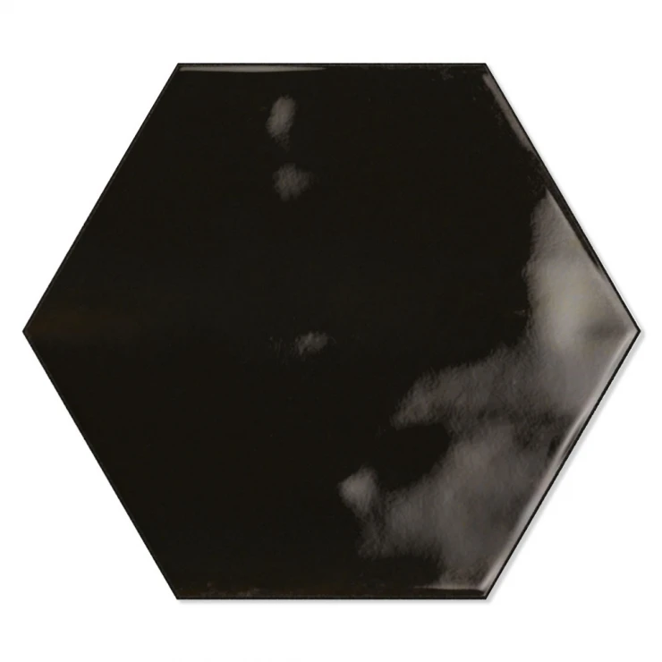 Hexagon Kakel Vivid Antracite Blank 15x17 cm-0