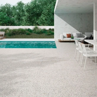 Klinker Terrazzo Harmony Vit Matt 66x66 cm