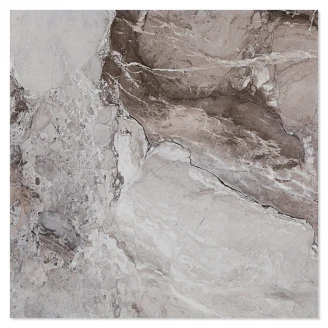 Marmor Klinker Lorano Grå Blank 61x61 cm