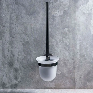 Toalettborste Oslo Svart Blank-2