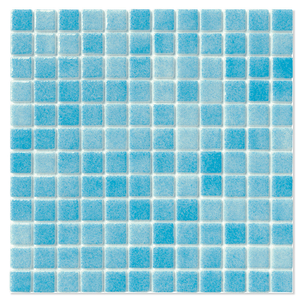 Poolmosaik Oceanic Blå Opalo Blank 32x32 (2.5x2.5) cm