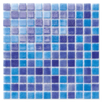 Poolmosaik Mermaid Blå Mix4 Blank 32x32 (2.5x2.5) cm