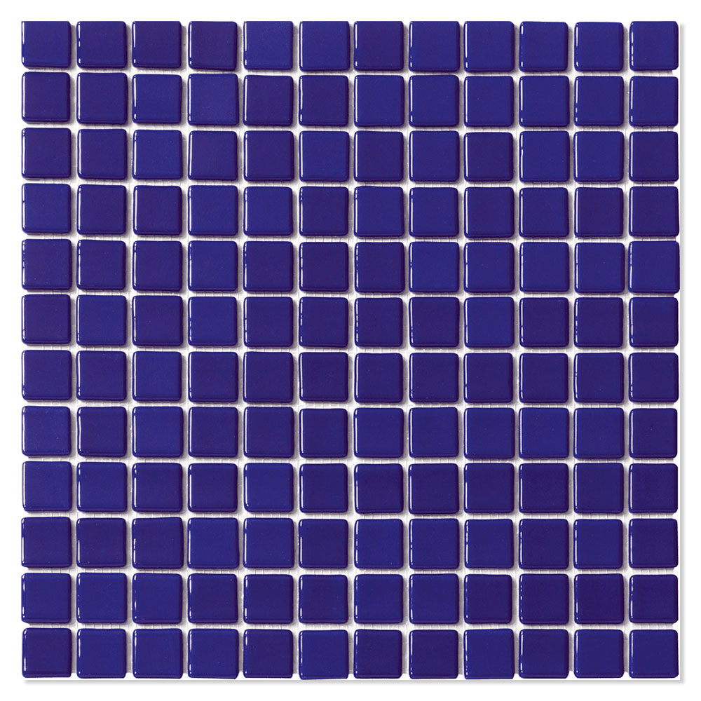 Poolmosaik Aquatic Blå-Oscuro Blank 32x32 (2.5x2.5) cm