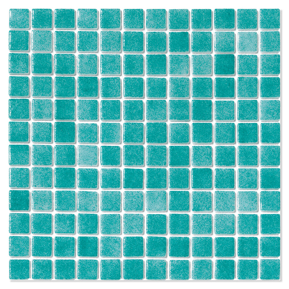 Poolmosaik Oceanic Turkos Verde Blank 32x32 (2.5x2.5) cm