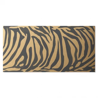 Kakel Elite Print Guld Zebra Blank 60x120 cm