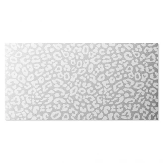 Kakel Elite Print Silver-Vit Leopard Blank 60x120 cm