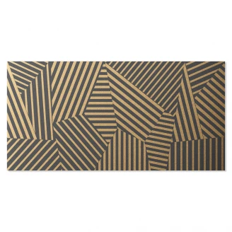 Kakel Elite Print Guld Line Blank 60x120 cm