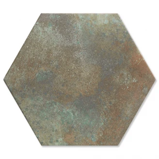 Hexagon Klinker Donegal Brun-Grön Matt 29x33 cm-2