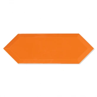 Kakel Kaleidoscope Biselado Orange Blank 10x30 cm