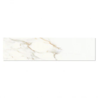 Marmor Klinker Venetico Vit-Guld Satin 7x30 cm
