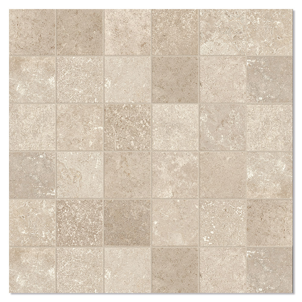 Unicomstarker Mosaik Klinker Pierre Neuve Sable Matt 30x30 (5x5) cm