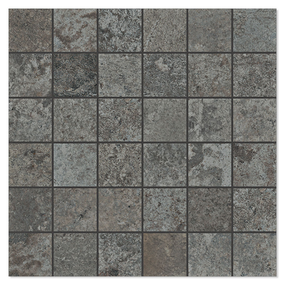 Unicomstarker Mosaik Klinker Debris Soot Matt 30x30 (5x5) cm