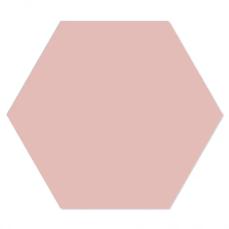 Hexagon Klinker Minimalist Rosa 25x22 cm-2