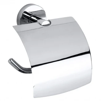 Toalettpappershållare med Lock Holmstrand Krom-2