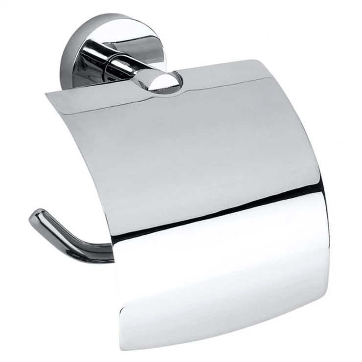 Toalettpappershållare med Lock Holmstrand Krom-1