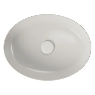 Tvättställ Noto Oval Ljusgrå Matt 50 cm-2