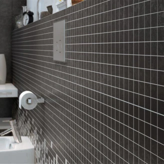 Convers Mosaik Klinker Svart Matt 30x30 (5x5) cm-2 Convers Mosaik Klinker Svart Matt 30x30 (5x5) cm-2