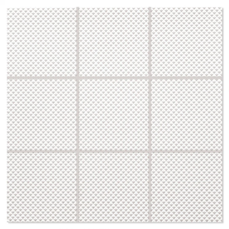 Mosaik Klinker Paintbox Vit-Våffla Matt-Relief 30x30 (10x10) cm-0