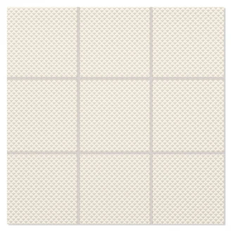 Mosaik Klinker Paintbox Ljusbeige-Våffla Matt-Relief 30x30 (10x10) cm