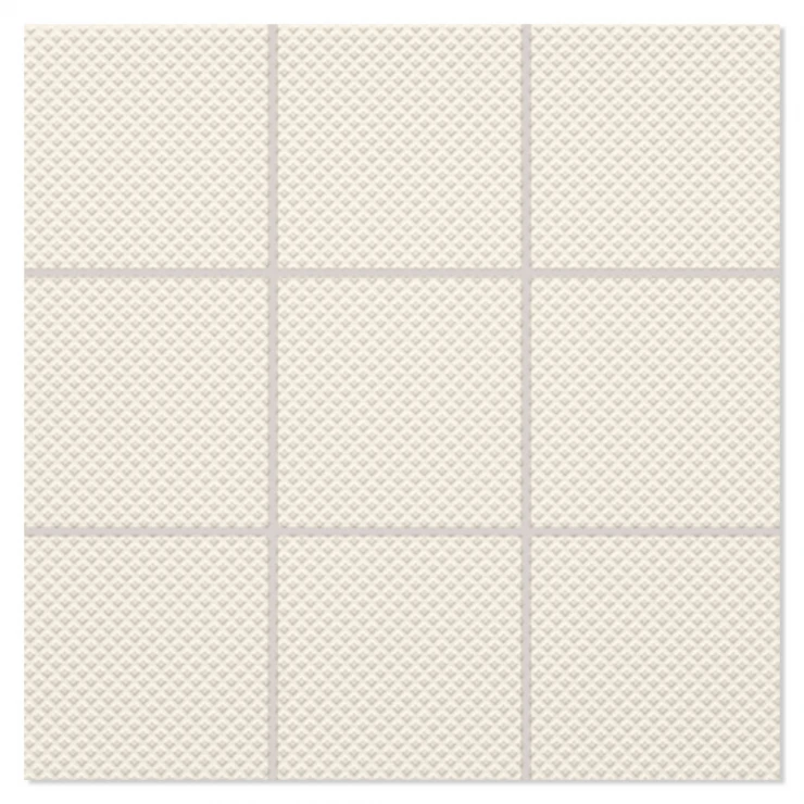 Mosaik Klinker Paintbox Ljusbeige-Våffla Matt-Relief 30x30 (10x10) cm-0