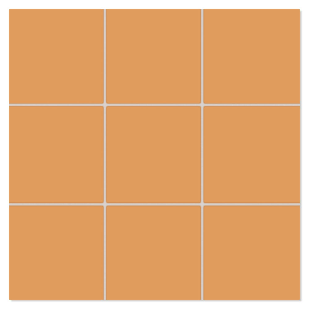 Mosaik Klinker Paintbox Blekt Orange Matt 30x30 (10x10) cm