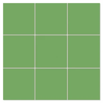 Mosaik Klinker Paintbox Grön Matt 30x30 (10x10) cm
