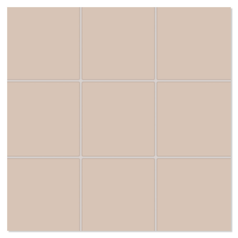 Mosaik Klinker Paintbox Beige Matt 30x30 (10x10) cm