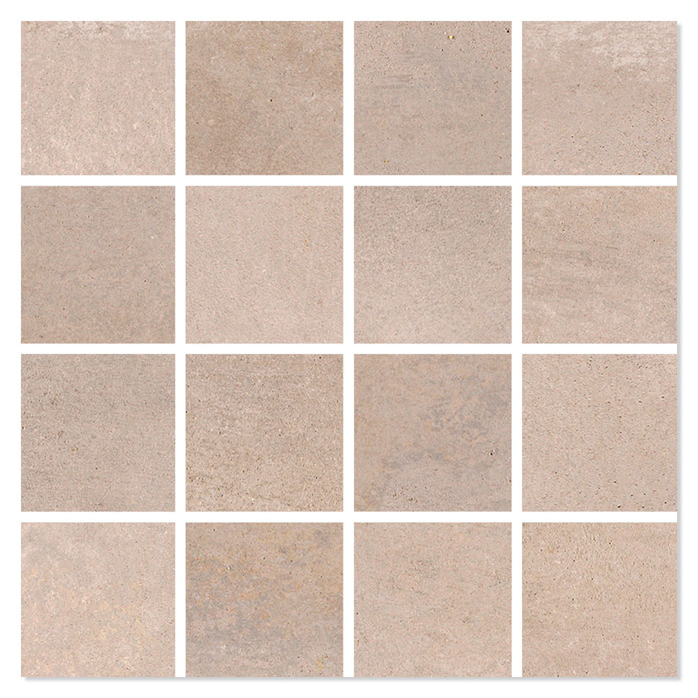 Mosaik Klinker Tawny Beige Matt 30x30 (7x7) cm