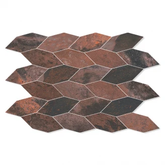 Mosaik Klinker Homeslate Brons Halvpolerad 29x38 cm