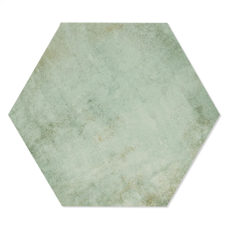 Hexagon Klinker Oasis Grön Matt 29x33 cm-0
