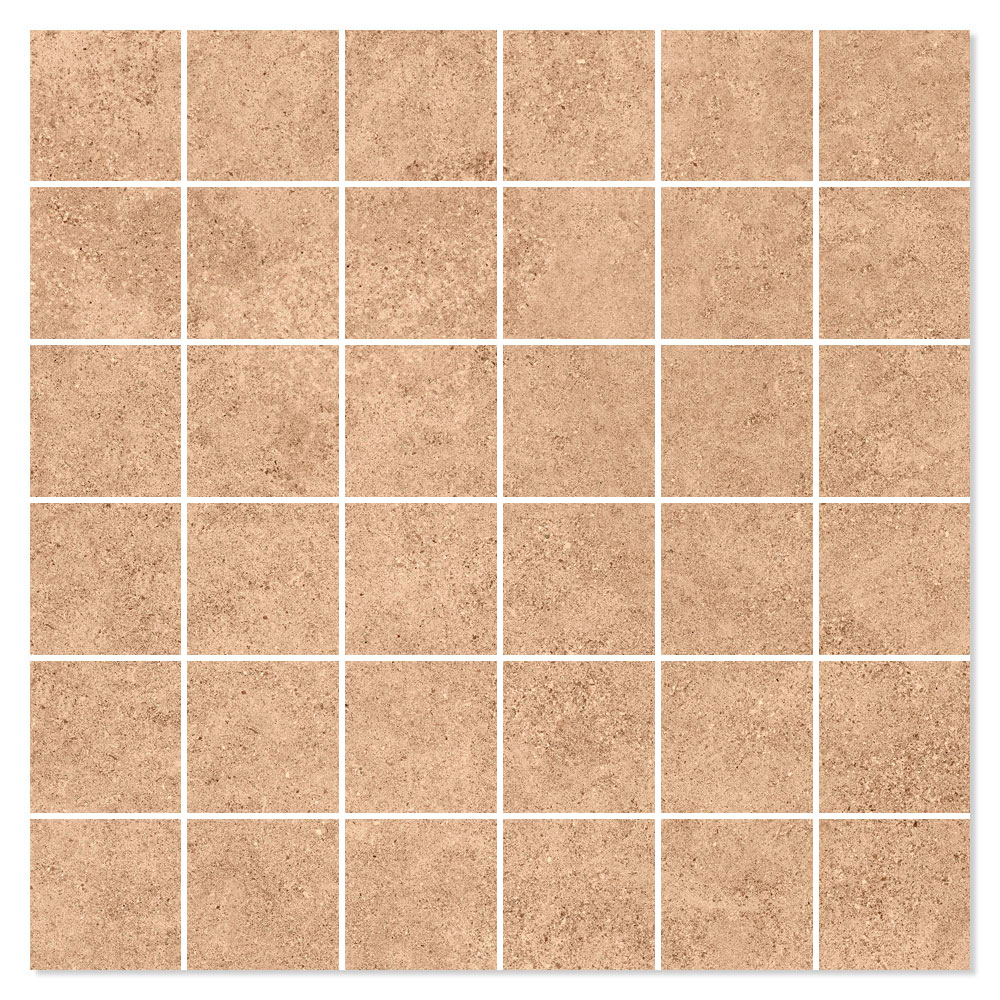 Mosaik Klinker Casemolino Brun Matt 30x30 (5x5) cm