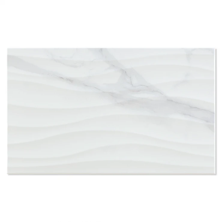 Marmor Kakel Vilalba Vit Blank-Relief 33x55 cm-0