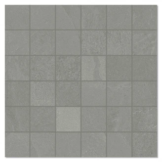 Mosaik Klinker Slate Essence Ljusgrå Matt 30x30 (5x5) cm