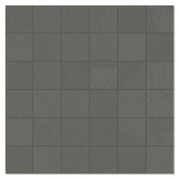 Unicomstarker Mosaik Klinker Brazilian Slate Elephant Grey Matt 30x30 (5x5) cm-0